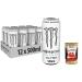 Italian Gourmet E.R. Monster Energy Ultra White Pack of 48 Energy Drinks with Mild Citrus Caffeine Sugar Free and Calorie Free 500ml + Italian Gourmet Polpa 400g