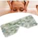 Verdant Touch Jadestone Eye Mask - Natural Facial Massage Device for Relaxation & Eye Care | Calms Tiredness & Reduces Stress - Buy Online on GoSupps.com