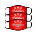 ZQP 3PCS Christmas Valentine's Day Face_Masks for Adult Resuable Washable Printed Face Bandanas Breathable for Outdoor Working Traving Camping