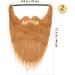 2pcs Halloween Long Hair Fake Beard Orange Christmas Decorations Fake Facial Hair Party Supplies Led - Buy Online on GoSupps.com