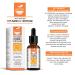 Organic Vitamin C Serum with Hyaluronic Acid - 20% Vitamin C, Vegan Retinol & Amino Acids for Face & Body - Anti-Aging, Boosts Collagen, Wrinkle Reduction - All Skin Types - Buy Online on GoSupps.com