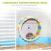 Silent Hamster Wheel Toy Wood-imitated Hamster Running Wheel Exercise Wheel Non Slip Spinner Hamster Cage Accessories for Syrian Hamster Gerbils S Size 5.5 Inches Polyester Plastic - Buy Online on GoSupps.com