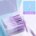 40 Interdental Brushes for Braces Cleaning - Tooth Cleaning Tools for Adults (1.2-1.5 mm) - Purple - Remove Bad Breath - Buy Online on GoSupps.com