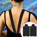 Kinesiology Tape Breathable Kinesiology Athletic Tape - Sports Tape for Knee Shoulder and Elbow Precut Strips for Muscle Relief and Joint Support Pochy Black 2 pieces per bag - Buy Online on GoSupps.com