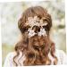 FOYTOKI 1 Set Leaves and Flowers Hair Comb Bridal Hair Accessories Bride Headdress Vintage Hair Accessories Headpiece for Wedding Decoration Womens Headpiece Flower Clips for Hair - Buy Online on GoSupps.com