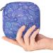 Purple Batik Menstruation Pad & Cup Pocket Bag for Teens & Women - Sortily Zippered Design - Buy Online on GoSupps.com