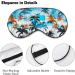 Colorful Tropical Trees Eye Mask for Sleeping Travel - Relaxing Blackout Sleep Mask for Shift Work, Office Nap, Stress Relief - Buy Online on GoSupps.com