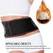 Optimal Thermal Lumbar Support Belt | Adjustable Warm Magnetic Back Brace (L) for Pain Relief - International Shipping Available - Buy Online on GoSupps.com