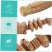 Minkissy Wooden Massager with 6 Wheels - Versatile Back Neck & Shoulder Tool for Muscle Relief | Premium Wooden Roller for Home Therapy - Buy Online on GoSupps.com