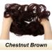 JJstar 2PCS Messy Bun Curly Fake Hair Donut Tousled Updo Synthetic Fiber Scrunchies (Black Cherry) - Buy Online on GoSupps.com