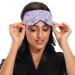 Hasikry Light Blocking Eye Mask - Adjustable, Breathable, Perfect for Travel, Yoga, and Deep Sleep - Purple Flowers Design - Buy Online on GoSupps.com