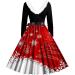 Sexy Christmas Sweater Dress | Long Arm Party Dress with Elk & Snowman Print | Festive Clubwear for Holiday Celebrations - Buy Online on GoSupps.com