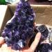 Natural Crystal Rough Natural Amethyst Quartz Purple Crystal Cluster Stones Specimen Home Decoration Crafts Decoration Ornament Crystal Cluster (Size : 180-220g) - Buy Online on GoSupps.com