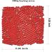 PINUO&KE 200g Square Ceramic Mosaic Tiles for Crafts - Colorful Stained Glass Pieces - Red - Buy Online on GoSupps.com
