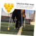 Lurrose 6-Pack Anti-Slip Crutch Pads | Rubber Tips for Hiking Sticks & Walking Sticks | Space Protection for Better Grip - Buy Online on GoSupps.com