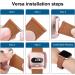 2 Pack BOTNUW Leather Bands for Fitbit Versa 2, SE, Lite - Soft Replacement Straps for Fitness Smart Watch - Black & Brown - Men and Women - Buy Online on GoSupps.com