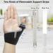 NuCamper Adjustable Thumb Spica Splint Brace for Arthritis & Pain Relief - Right & Left Hand Support with Removable Metal Splints - Buy Online on GoSupps.com