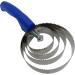SecureFix Direct Spiral Curry Comb Horse (Brush Pets Equestrain Metal Grooming Shredding Blue) - Buy Online on GoSupps.com