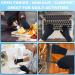 SHIFANQI Copper Arthritis Compression Gloves - 2 Pairs, Fingerless Design for Carpal Tunnel & Hand Pain Relief, Medium Size - Buy Online on GoSupps.com