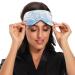 Haskirky Light Blocking Eye Mask for Deep Sleep and Relaxation - Breathable, Adjustable, Ideal for Travel, Yoga, and Meditation - Men and Women - Buy Online on GoSupps.com