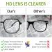 Shop Ultra-Light Oversized Reading Glasses for Men & Women | Blue Light Blocking Anti-Fatigue Computer Readers | Black - 1.5 Diopters - Buy Online on GoSupps.com