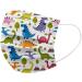 Buy Fancy 50-Piece Disposable 3-Layer Children s Mouth Protection - Cartoon Dinosaur Print Face Masks for Outdoor Dust Safety - Buy Online on GoSupps.com