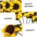 Cabilock 1 Set Decor Ornaments Flowers Flower Sunflower Decorative Paper Accessories DIY Simulation - Buy Online on GoSupps.com