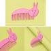 Novelty Pink Rabbit Mirror Comb Set Acrylic Keychain Cute Keyring for Outdoor Travel - Buy Online on GoSupps.com