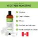 Vegetable Glycerine 16 oz / 473 ml -100% Pure & Natural Glycerin for Face Body & Hair. Ideal base in cosmetics toothpaste shampoos soaps DIY and other household items. - Buy Online on GoSupps.com