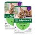 Bayer Advantage II Flea Prevention for Large Cats 6 Doses, 6 Months Supply 2 Pack Bundle