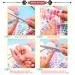JERCLITY Aurora Gradient Nail Polish Strips - 12 Sheets Self-Adhesive Rainbow Nail Stickers for Women and Kids | DIY Manicure Kit with Nail File Included - Buy Online on GoSupps.com