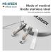 MR.GREEN Portable Manicure & Pedicure Kit - Stainless Steel Nail Clippers Tool Set in Travel Grooming Case | Nail Scissors Gift Box (Mr-6104) - Buy Online on GoSupps.com
