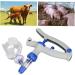 Advanced Veterinary Syringe - 5ml Continuous & Adjustable Animal Injector for Livestock - Buy Online on GoSupps.com