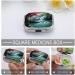 Waterfall Landscape Pill Box - 2 Compartment Medicine Organizer | Portable Decorative Metal Case for Pocket & Purse - Buy Online on GoSupps.com