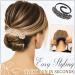 Gokame Hair Knot Shaper with Rhinestones - Magical Hair Styling Accessory for Buns Ballet Knots & Ponytails (White) - Shop Internationally! - Buy Online on GoSupps.com