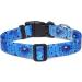 Mercano Adjustable Dog Collar - Soft Nylon Comfort & Robust Design for Small to Medium Dogs & Puppies (M Ocean) - Buy Online on GoSupps.com