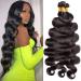 12A Brazilian Body Wave Bundles Human Hair Bundles 100% Unprocessed Virgin Hair Body Wave 3 Bundles (16 18 20 Inch) Human Hair Weave Bundles Deals Natural Black Color Body Wave 3 Bundles 16 18 20