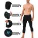 Roadbox Men's 3/4 One Leg Compression Pants - 2 Pack, Black/Gary, Large - Buy Online on GoSupps.com