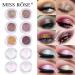 Glitter Eyeshadow Palette - Pearlescent Earth Colors | Ultra Shimmer Long-Lasting Waterproof Eye Makeup - Buy Online on GoSupps.com