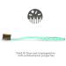 Nano-B Antibacterial Manual Toothbrush | Gold & Bamboo Charcoal | Soft Bristles for Sensitive Gums | Travel Case Included | Ideal for Adults & Kids - Buy Online on GoSupps.com