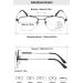Shop Lanomi Photochrome Progressive Multifocal Reading Glasses - Blue Light Filter Flexible Varifocal Design Anti-Fatigue Titan Alloy - Ideal for Comfort & Clarity - Buy Online on GoSupps.com