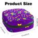 Portable Mardi Gras Carnival Bandage & Menstrual Cup Storage Bag for Women & Teens - Stylish Zipper Pocket - Buy Online on GoSupps.com
