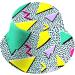 Retro 80s 90s Bucket Hat for Women and Men | Vintage Geometric Style Fisherman Cap - Buy Online on GoSupps.com