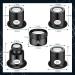 5 Pcs Jewelers Loupe Portable Monocular Magnifier with 30x36 mm Lens for Watch Jewelry Repair - 5X 10X 15X 20X Magnifying Glass Set - Buy Online on GoSupps.com