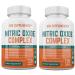 2 Bottles Nitric Oxide Complex 3500mg Per Serving L-Arginine HCL AAKG AKG Alpha Ketoglutarate Citrulline Malate 240 Total Capsules 1 Count (Pack of 240)