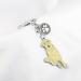 Ensianth Dog Keychain - Perfect Gift for Dog Lovers | Puppy Paw Print Keyring for Dog Owners - Ideal for Mom & Dad - Buy Online on GoSupps.com