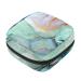 Sanitary Napkin Storage Bag Zipper Menstrual Cup Pouch Feminine Menstruation First Period Pads Holder for Girls Women Ladies Abstract Marble Texture Multicoloured 05