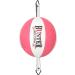 HUNTER Double End Speed Ball Bag Cowhide Leather Boxing MMA Training - White & Pink - Buy Online on GoSupps.com