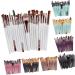 Angoily 20pc Makeup Purple Kit Make-up Tube Shadow Black Eye Toiletry Brush Tool Cosmetic Making Rod - Buy Online on GoSupps.com
