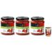 Italian Gourmet E.R. Grangusto Semi-Dried Red Datterini Tomatoes in Oil Oil Semi-Dried Red Tomatoes Italian Tomato 280g Glass + Gourmet Tomato Pulp 400g Italian Box